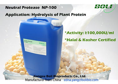 Protease เป็นกลางสำหรับ Hydrolysis ของโปรตีนจากพืชการผลิตเอนไซม์โปรตีเอสในอุตสาหกรรม