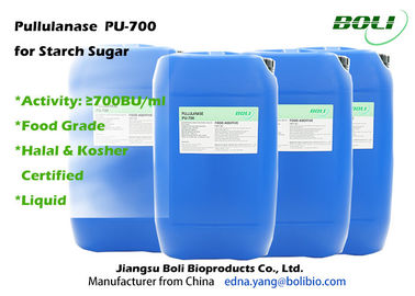 อาหารเกรด Pullulanase, 700 BU / ml เอนไซม์ในอุตสาหกรรมอาหารเพื่อการผลิตน้ำเชื่อมกลูโคสสูง