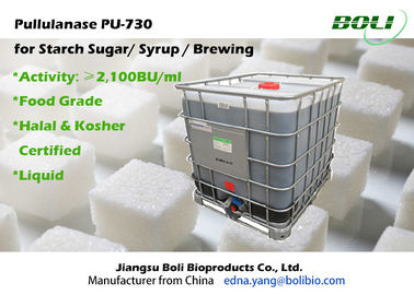 High Grade Pullulanase Enzyme PU - 730 สำหรับแป้งมันสำปะหลัง 2100 BU / ml