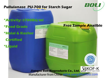 อาหารเกรด Pullulanase เอนไซม์ 700 BU / ml ในอุตสาหกรรมอาหารสำหรับการผลิตน้ำเชื่อมกลูโคสสูง
